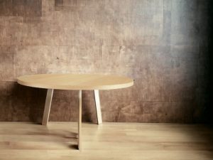 Belgian Wood Design rond tafel eik